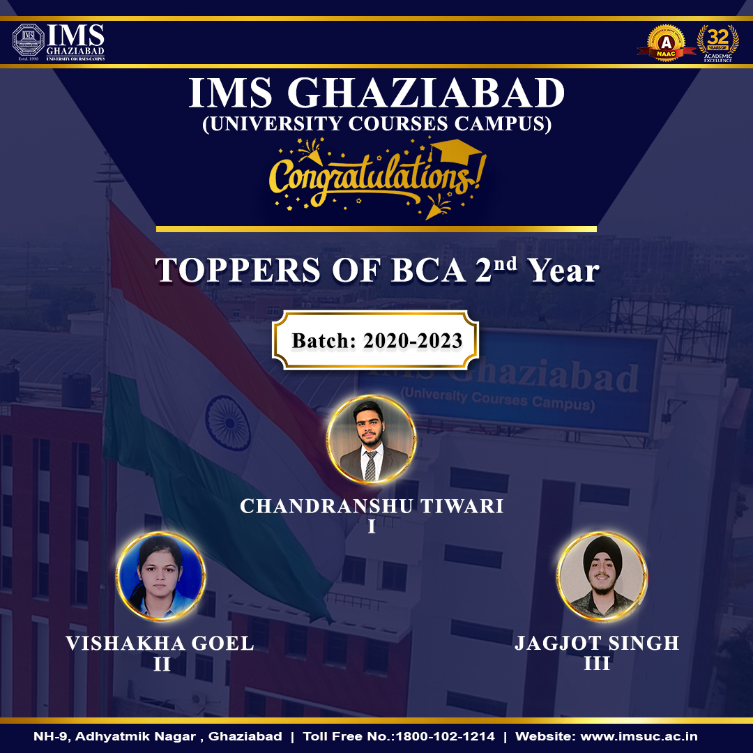 Toppers of BCA-III